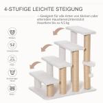Loungegrupp i Aluminium 4 Delar, Modern Utemöbel med Höj- och Sänkbart Bord, Bekväm Soffa och Fåtöljer med Dynor, Grå