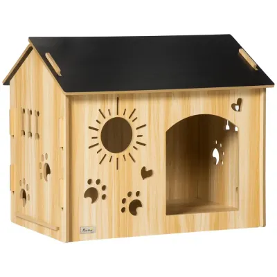 Hundkoja i Trä Elegant Husdjursmöbel i 69 x 50 x 58,5 cm