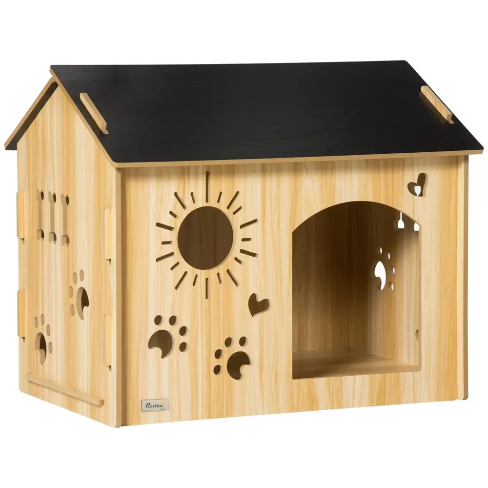Hundkoja i Trä Elegant Husdjursmöbel i 69 x 50 x 58,5 Cm