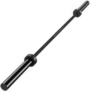 Skivstång Olympisk Rak Svart Stål för Hemmagym och Styrketräning 50 mm Hylsor Maxvikt 200 kg 180 cm Proffsig Skivstång Robust