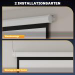 Projektorduk, 4:3, HD 4K, Hemmabio, Plast och Metall, 171 x 128 cm (84 tum)
