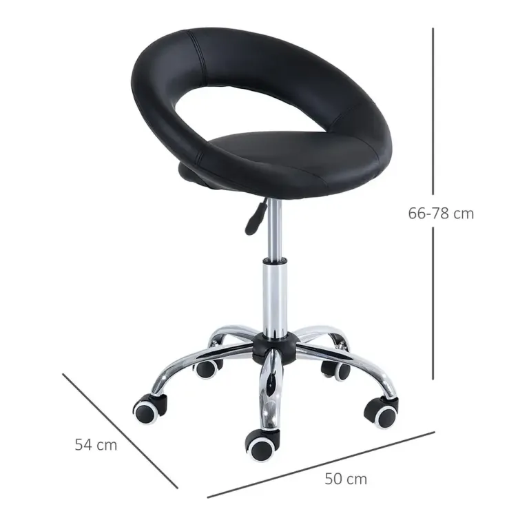 Ergonomisk Kontorsstol Chefsstol Höjbar 78 cm