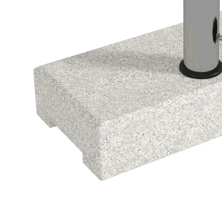 Parasollställ Parasollfot Grå av Granit 45 x 22,5 40 cm