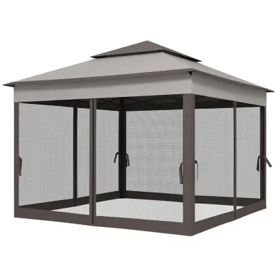 Hopfällbart Paviljong Trädgårdstält 3,25 x x 2,65 m
