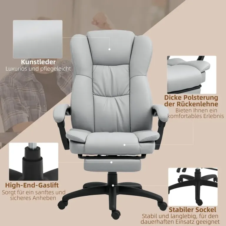 Kontorsstol Ergonomisk med Massage