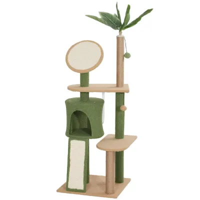 Klösträd Grön av Sisal och Plysch 139 cm
