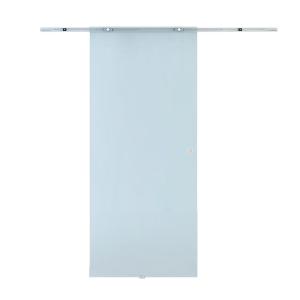 Skjutdörr Frostat Glas för Privatliv Modern Innerdörr Komplett med Upphängningssystem Härdat Glas 775/900/1025 X 2050 Mm