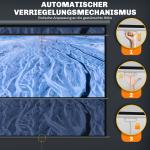 Projektorduk, 4:3, HD 4K, Hemmabio, Plast och Metall, 171 x 128 cm (84 tum)