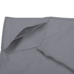 Ersättningstak för Lusthus 3 x 3 m, Vattenavvisande Lusthustak för Metallusthus, Polyester, Mörkgrå
