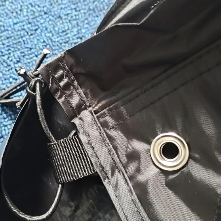 Tunneltält Campingtält Svart av Polyester för 4 Personer