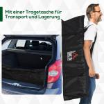 Fotbollsmål 2-Pack Hopfällbara Minimål Stål och Tetrolon för Trädgård och Lekplats Svart 186 X 90 X 89 Cm