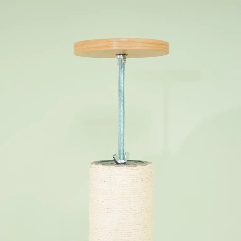 Klösträd Takhög Ek Krämvit av Plysch och Trä för 230-250 cm