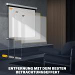 Projektorduk, 4:3, HD 4K, Hemmabio, Plast och Metall, 171 x 128 cm (84 tum)