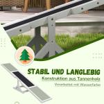 Hundgunga Agilityhinder Gungbräda Vit av Trä för Hundar under 30 kg Agility Ramp för Balans och Träning 180 x 30 x 30 cm