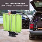 Solstol Trädgårdsstol Relaxstol Blandade Färger Textil för Trädgård och Balkong Hopfällbar Badstol 2-Bensmodell