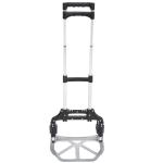Säckkärra Transportvagn Silver Aluminium Hopfällbar Handtruck Max Last 70 Kg