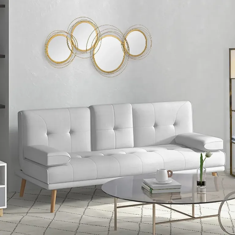 Spegelset Väggspeglar Guld av Glas och Metall