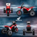Honda Elektrisk Barnmotorcykel, Ljudeffekter, för 18–36 Månader, Röd, 3 km/h