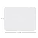 Halkfri Golvskyddsmatta, 1,5 mm Tjock, 90 x 120 cm, Genomskinlig