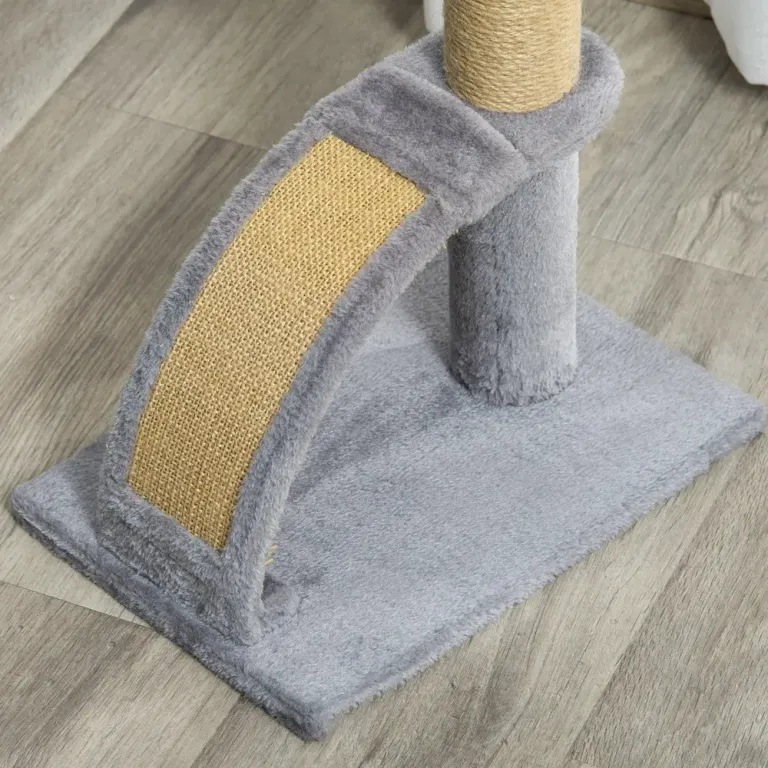 Klöspelare Klösträd Grå av Sisal och Plysch för Katter