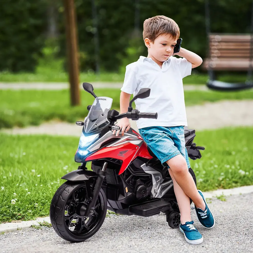 Elektrisk Barnmotorcykel med Musik och Ljus