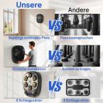 Boxningsmaskin Musikalisk Väggmonterad Svart Plast för Hemmaträning Elektronisk Boxboll med Bluetooth och Handskar Rolig Träning 9 Hastigheter Smart