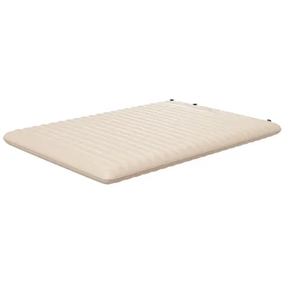 Luftmadrass Campingsäng Blå av Polyester 195 x 140 x 10 cm