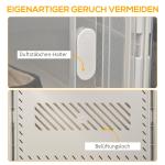 Skokartonger Skoförvaring Set med 18 Transparent Vit av Plast för Skor upp till Storlek 45 Stapelbara Lådor med Lock