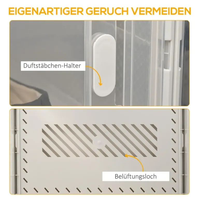 Skokartonger Skoförvaring Set 18 Transparent Vit