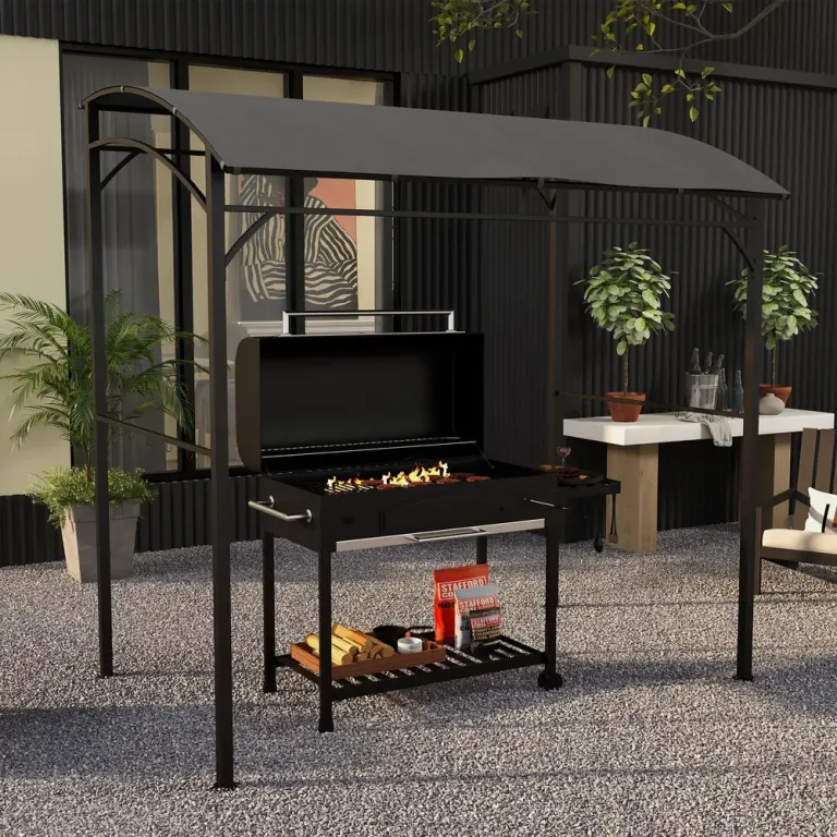 Grillpaviljong Trädgårdspaviljong 215 x 150 x 220 cm