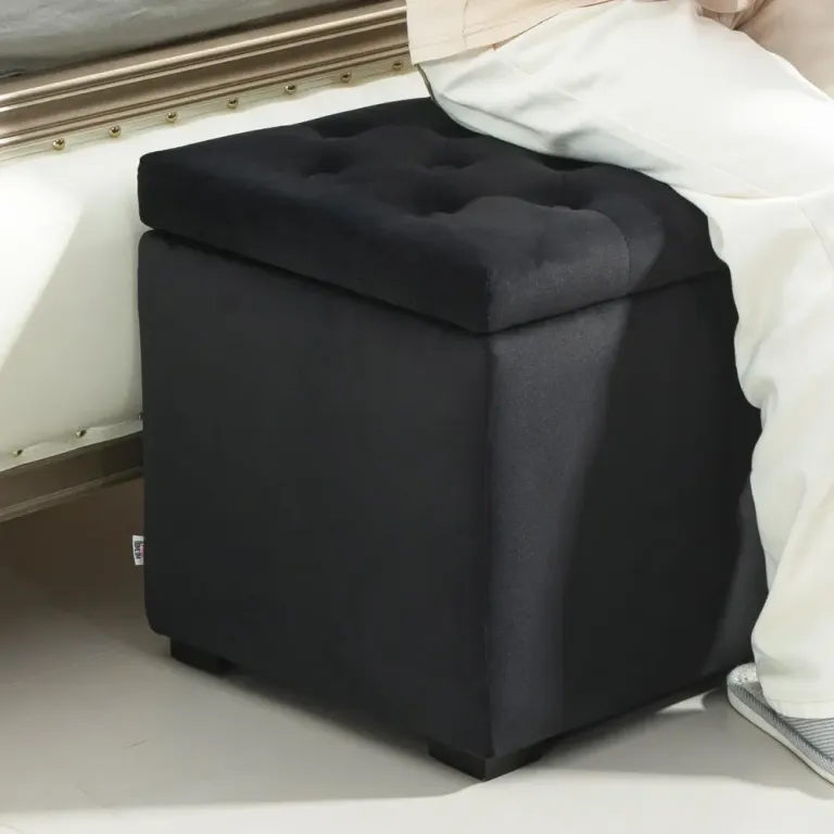 Sittkista Förvaringspall Mörkgrå 75 x 40 x 42 cm