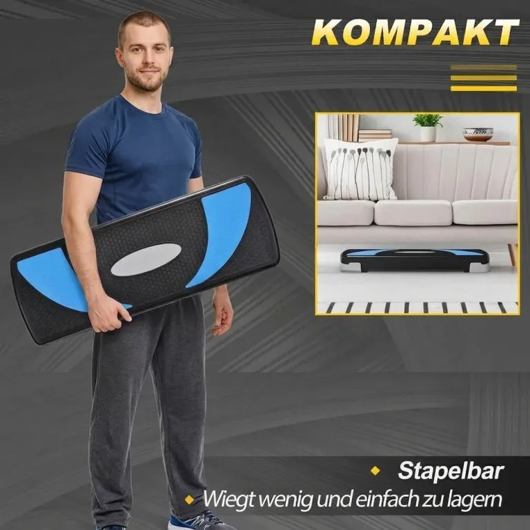 Stepbräda för Aerobics Träningsbänk 3 80 x 31 cm