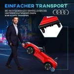 Elektrisk Bil Audi RS e-tron GT för Barn, Licensierad Leksaksbil med Fjärrkontroll, Rolig Körupplevelse med Musik, Röd, 3-5 år