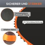 Studsmatta, Rund Hoppyta, Polypropen, Orange