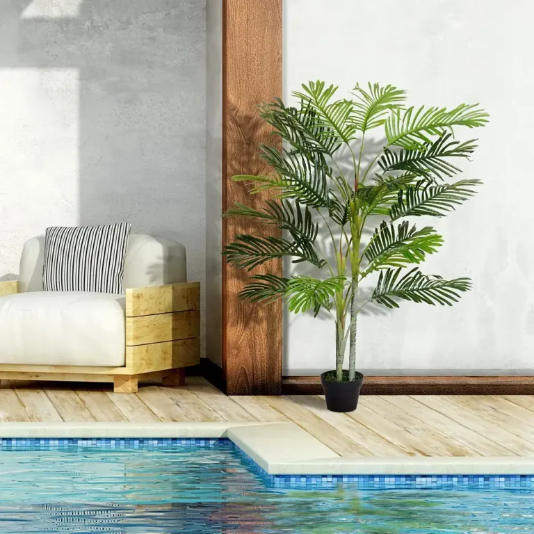 Konstgjord Palm i Kruka Stor och Naturtrogen 150 cm, Grön