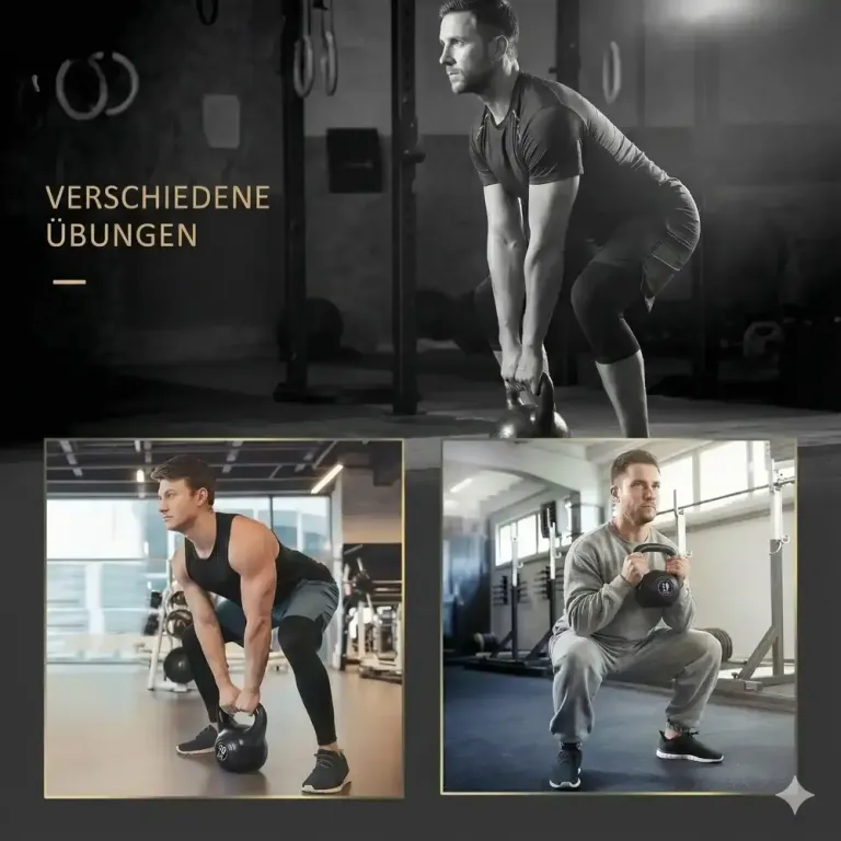 Kettlebell Fylld med Sand 10 kg, Svart