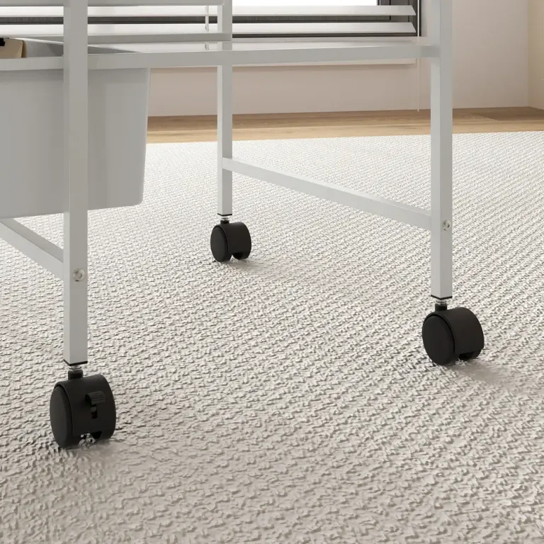 Rullvagn Vit av Plast 40,8 x 33,5 x 60,5 cm