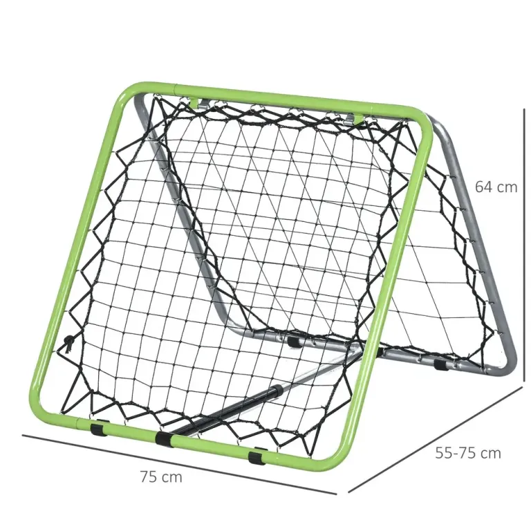 Fotbollsrebounder Kickback-Mål 75 x 75 x 64 cm