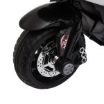 Elektrisk Barnmotorcykel, Ljus och Ljud, 3 km/h, Laddningsbar, Plast och Metall, Svart/Vit