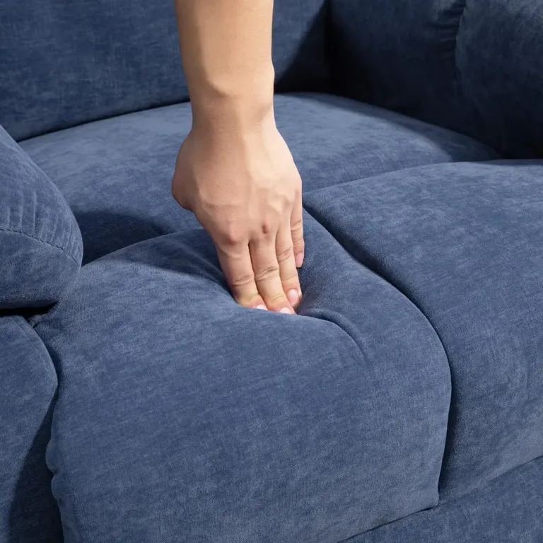 Massagestol och TV-Fåtölj med Värmefunktion Blå