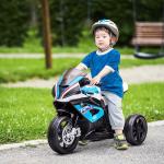 Elektrisk Motorcykel för Småbarn, Säker Trehjuling med Musik och Ljus, Rolig Leksak för Barn 18 månader+, Röd
