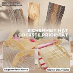 Klätterställning Prinsessa 8 i 1 Rosa Trä för Barnrum och Lekrum Mångsidig Klätterleksak med Rutschkana och Båge Söt Design för Aktiv Lek Inomhus