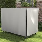 Skyddsöverdrag för Trädgårdsgunga Grå av Oxford Tyg för Utemöbler Vattentätt Solskydd Hollywood Gungskydd 205 x 124 x 164 cm