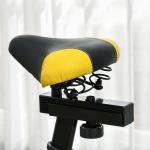 Tyst Motionscykel med Justerbart Motstånd, Pulssensor och Monitor, Gul