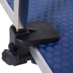 Höjdjusterbart Husdjursvårdsbord, Fällbart Hundtrimmningsbord, Klippbord med Nedre Korg för Hundar och Katter upp till 100 kg, Blå