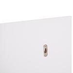 Badrumsspegel Väggspegel med 3 Hyllor Spegelhylla MDF Modern Design Vit 60 X 10 X 48 Cm