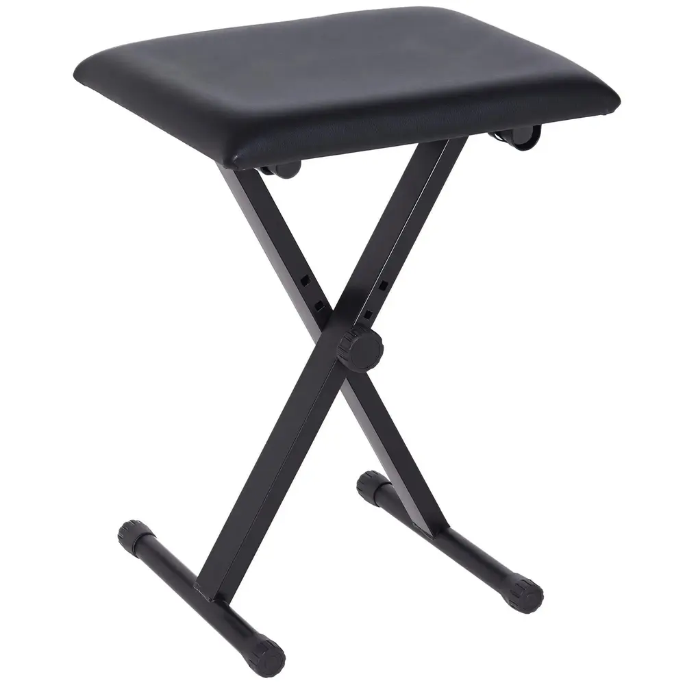 Höjdjusterbar Pianopall x-Formad 39 x 29 x 37–47 Cm