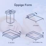 Ergonomisk Madrass med Memory Foam, 7-zoners Support och Pocket Springs