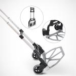 Säckkärra Transportvagn Silver Aluminium Hopfällbar Handtruck Max Last 70 Kg