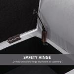 Vedställ i Metall, Rymlig Vedförvaring för Inomhusbruk, Robust Hållare för Öppen Spis, Svart, 60,5 x 36 x 46,5 cm, 60 kg